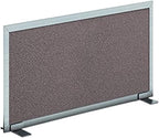 OBEX Acoustical Free Standing Privacy Screen, Cubicle Accessories Desk Privacy Panel, Desk Dividers for Office, Office Furniture Partitions Portable Sound Proof Dividers, 18" x 36", Slate