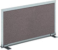 OBEX Acoustical Free Standing Privacy Screen, Cubicle Accessories Desk Privacy Panel, Desk Dividers for Office, Office Furniture Partitions Portable Sound Proof Dividers, 12" x 66", Slate