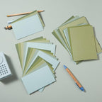 50 Sheets Colored Cardstock Paper 5 Colors, 250 GSM Heavy Card Stock for DIY Art Projects, Cards (Green, 5x7)