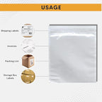 300 Pack 6"x9" Shipping Label Sleeves – Clear Self-Adhesive Packing Slip Pouches, Waterproof Packing List Envelopes – Ideal for Shipping Documents, Mailing Labels, Invoices & Packing Slips