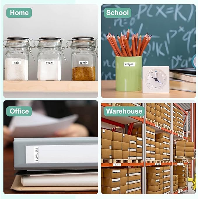 6-Pack 24mm 0.94" Laminated Tape Compatible for Brother 24mm Label Tape Tze-151 251 451 551 651 751 P Touch Tze Tz 1 Inch Multi-Color Label for PTD610BT PTD600 PTP710BT PTP750W PTP910BT