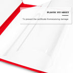 Diploma Cover 8.5” x11” Diploma Holder of Graduation Leatherette Padded Certificate（Tent Style)