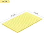 Early Buy 6 Pads Lined Sticky Notes with Lines 4x6 Self-Stick Notes Bright Color Sticky Notes, 45 Sheets/Pad (Yellow)