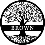 Custom Name Elaborate Tree of Life Metal Sign Personalized Tree of Life Metal Wall Decor Tree of Life Wall Art Family Tree Wall Decor Metal Outdoor Wall Art Custom Metal Signs Personalized