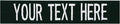 Custom Uniform Name Tapes Solid Colors. Hunter Green Fabric, 4 Inch Hook Fastener (Uniform Ready Fastener)