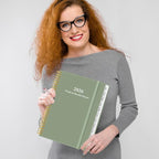 2026 Planner - Planner 2026 from January 2026 to December 2026 with 12 Monthly Tabs, Flexible Cover, Inner Pocket, 8.5" x 11", Green-B