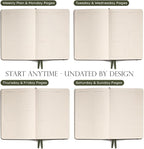 Anecdote 2026-2027 Planner: A Monthly, Weekly & Daily Planner with Calendar | 8.5" x 5.2" | Hardcover To-Do List Organizer, Planning Your Success, Start Anytime, Achieve Productivity Goals (Nutmeg)