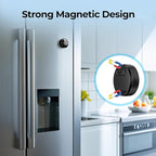 Allbean Digital Kitchen Timer, Large Display Magnetic Countdown Countup Timer, 3 Preset Times (5, 15, 25),Volume & Brightness Adjustable for Cooking Classroom Studying, Easy for Kids(Gunmetal 1PCS)