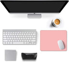 Auhoahsil Pink Mouse Pad, 12 x 10 Inch Square Mousepad, 3mm Thick Rubber Mouse Mat with Pretty Design, Premium-Textured Non-Slip for Gaming Work Office Wireless Mouse Men Women