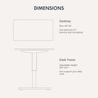 FLEXISPOT EN1 One-Piece Standing Desk with 1-Inch Thick Seamless Desktop, 48"x30" Electric Height Adjustable Desk for Home Office, Multi-Monitor Setups & Easy Assembly, Rustic Brown