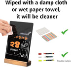 YEEON Chalkboard Sign - 8.7x12 in Decorative Family Message Board with Base