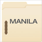 Pendaflex Manila File Folders Legal Size 2 Fasteners | 1/3 Cut Tabs | Reinforced Tabs | For Desk & Drawer | 50 Per Box, Pack of 5