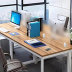 RCJCQSR Acrylic Frosted Privacy Free Standing Screen, Visual Distractions Privacy Panel Portable Desk Divider Guard for Table Top Workstation for Home Office(Size:50x30cm(19.7x11.8))