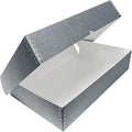 Lineco, 10x15 Clamshell Archival Folio Storage Box, 3" Deep, Acid-Free with Metal Edge Preservation Box. Preserves Picture Magazines Longevity, Organize Photos or Documents, Artwork, DIY