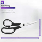 Scissors Bulk 40-Pack, Taotree 8" All Purpose Scissors, Soft Comfort-Grip Stainless Steel Sharp Shears for School Supplies Office Desk Home, Classroom Teacher Sewing Fabric Craft, Right/Left Handed