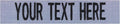 Custom Uniform Name Tapes Solid Colors. Made in The U.S.A. Ships Under 24 Hours. Chambrell Fabric, 4 Inch Sew on