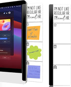 Computer Monitor Memo Board I'm Not Like Regular Hr I m Cool Hr Logo Decor Monitor Message Board Sticky Notes Office Desk Accessories Gifts for Friends Family Members and Colleagues