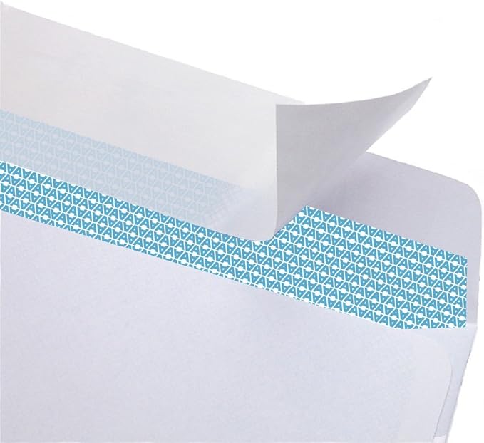 Aimoh #8 Double Window Self Seal Security Envelopes - for Business Checks, QuickBooks & Quicken Checks, Size 3 5/8 x 8 11/16 Inches - Checks Fit Perfectly - Not for Invoices, 1000 Count (30180-1000)