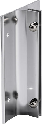 Aluminum Corridor Sign Holder, 10 Pack Direct Sign Mount Bracket, Design for Restroom, Conference Room Classic Silver Signs - 5" Length, 1/8" Substrate - Easy to Install