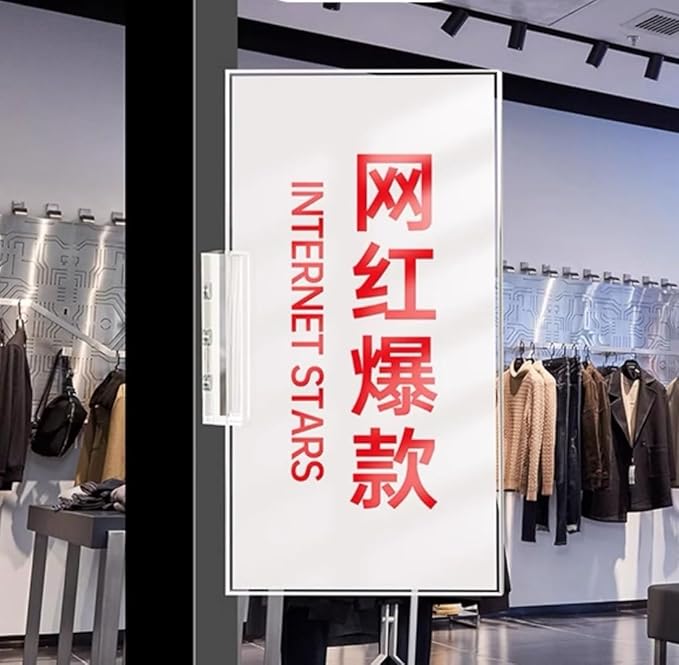 ECKEK Magnetic Sign Holder Grip Holder, Powerful Magnet, Acrylic Sign Holder for Retail Shelves Display Store Vendor Event Warehouse and Shop Supplies (Acrylic Base 297*210mm/11.69*8.27inches)