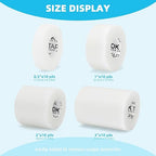 OK TAPE OKPore Transparent Medical Tape (Pack of 6) - First Aid Surgical Tape Hypoallergenic and Breathable for Wound Dressing Care, Latex Free, 2in x 10yds