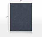 LUXPaper 8.5" x 11" Cardstock | Letter Size | Nautical Blue Linen | 100lb. Cover | 1,000 Qty