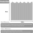 cbsroro Room Divider Blackout Curtain Track Curtains Wall Dividers Panels Screen for Living Rooms Bedroom Office Privacy Partition Separation, W150 × L96 Inch,1 Panel, Beige