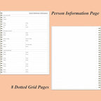 Daily Planner Undated - 8.5" x 11" To Do List Notebook Hourly Schedules, 150 Sheets/300 Pages Spiral Appointment Planner for Women and Men,PVC Hardcover, Inner Pocket, Elastic Closure, Rose Leaf
