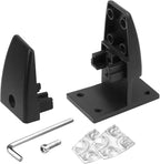 YIDU69Q 8 Pcs Sneeze Guard Support Clamp, Adjustable Office Desk Divider Clip, Black, Aluminum
