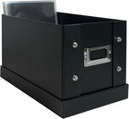 CheckOutStore Black Stamp & Die Craft Scrapbook Storage Pocket Box - 10 x 6 x 6 (Pack of 1)