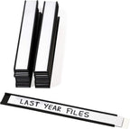 SmartSign Magnetic 'C' Channel Label Holders for Metal Racks and Shelves | 0.75" x 6" Pack of 25