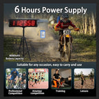 Race Clock with Tripod for Running Events, Large LED Stopwatch with Remote,Countdown/Count up Gym Timer for Home,Wall Digital Time Clocks