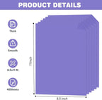 Cardstock 8.5 X 11, 40 Sheets, Dark purple Card Stock, 75lb/ 200gsm Copy Paper, Cardstock Printer Paper For Art, Drawing, Invitations, DIY Cards, Craft, Construction, School & Office Supplies