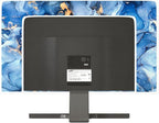 Baocicco Navy Blue Gold Marble Waterproof TV Dust Cover 40, 41, 42，43 Inch Creative Texture Grain Television Screen Cover Abstract TV Display Protectors Protective LED LCD OLED TVs Dust-Proof