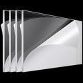 Roowest 4 Pcs 24 x 36 Inch, 1/4 Inch Thick Clear Acrylic Sheets Transparent Plastic Panels Sheets Cut to Size Cast Acrylic Board Panel with Protective Film for Craft DIY Projects Display Sign Frame