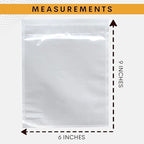 2000 Pack 6"x9" Shipping Label Sleeves – Clear Self-Adhesive Packing Slip Pouches, Waterproof Packing List Envelopes – Ideal for Shipping Documents, Mailing Labels, Invoices & Packing Slips