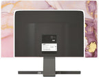 Baocicco Pink Gold Marble Waterproof Screen TV Cover 37, 38, 39 Inch Decorative Modern Television Cover for Home TV Screen Texture Dust Proof Monitor Covers for Television Screen LED LCD OLED TVs