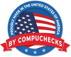 Compuchecks Check on Top Blank Check Paper - 100 Pack, Quick-Books & Laser Printer Compatible - Security Business Checks with Voucher - 8.5" x 11" Burgundy Diamond