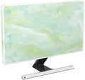 Baocicco Sage Green Marble Waterproof TV Dust Cover 75 Inch Anti-Static Dustproof Abstract Creative Desige Television Accessories TV LCD Screen Texture TV Decoration for Tablet