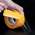 Ultra-Thin Clear Double Sided Adhesive Tape 2 Inch x 85FT Heavy Duty Two Side Strong Sticky Mounting Tape, for DIY Arts & Crafts, Rug Non-slip, Anti Cat Scratch, Paste Wall Decoration, CNC Woodworking