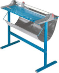 Dahle 446s Premium Rotary Trimmer w/Stand, 36" Cut Length, 25 Sheet Capacity, Self-Sharpening, Automatic Clamp, German Engineered Paper Cutter