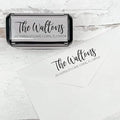 Self Inking Modern Address Stamps | Custom Return Address Stamper (Playful Script, Xtra Large)