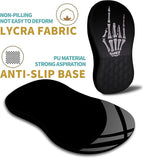Hokafenle Ergonomic Mouse Pad Wrist Support with Massage Design, Wrist Rest Pain Relief Mousepad with Memory Foam&Non-Slip PU Base, Mouse Pads for Wireless Mouse & Desk (12x8 inch,Devil's Horn)