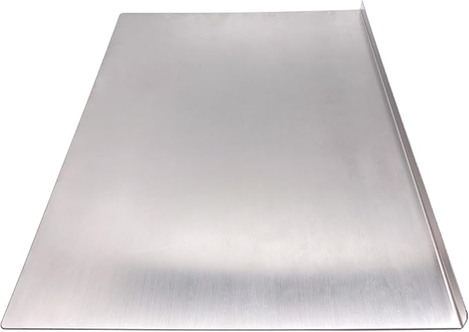 BILLAMB Stainless Steel Cutting Boards for The Kitchen, Suitable for Meat, Fruits, Vegetables, Bread, and Baking Large-sized Cutting Boards (50 x 40cm/19.7 x 15.7 in)
