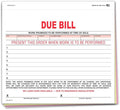 Vehicle Due Bill Form - 3-Part Carbonless Snap-Out 8.5 x 7.75 Car Dealership Service Agreement Forms, Auto Repair Vehicle Documentation Forms NCR - White, Canary, Pink - Pack of 400