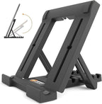 Portable Tablet Stand for Desk, Multi-Angle iPad Holder, Non-Slip Base, Foldable & Travel-Friendly for iPad, iPhone, Kindle, Galaxy Tablets