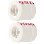 Amazon Basics Matte Finish Tape, 6 Pack, 2.1 x 0.75 inch, Translucent