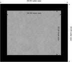 Amanti Art Black Framed Magnetic Board 25x29 Medium Vision Board for use with Magnets, 100% Metal Sheet to Display Items as Office Decor or for Home Organization in mudroom, Kitchen or Kids Room