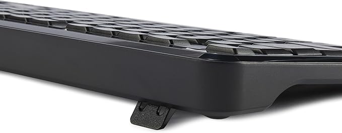 Amazon Basics 2.4GHz Wireless Keyboard and Mouse Combo, Quiet and Compact US Layout, Unifying USB Receiver, Black