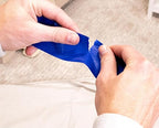 ABRO 24 Pack Blue Painters Tape: 36mm x 55M All Purpose Blue Tape, Temporary Labeling, Easy Tear, Clean Removal, Masking Tape Colored, DIY or Pro Use